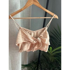 Aerie Gauze Crop Top‎ Small